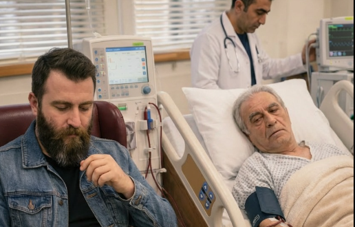 Motosikletli adam beni dört yıldır haftada üç kez diyalize götürüyor.