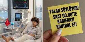 Oğlumuzun bacağı kırıldığında,